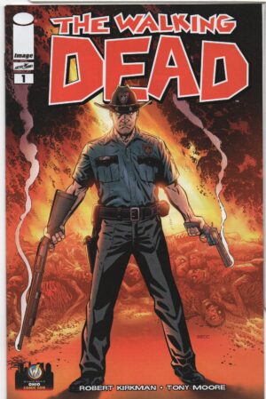 WALKING DEAD #1 – WIZARD COMIC CON OHIO VARIANT – MIKE ZECK COVER – KEY ISSUE - 2013
