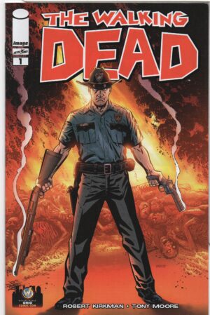 WALKING DEAD #1 – WIZARD COMIC CON OHIO VARIANT – MIKE ZECK COVER – KEY ISSUE - 2013