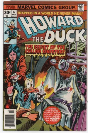 HOWARD THE DUCK #6 – 30 CENT COVER – GENE COLAN COVER ART – 1ST APPEARANCES - 1976