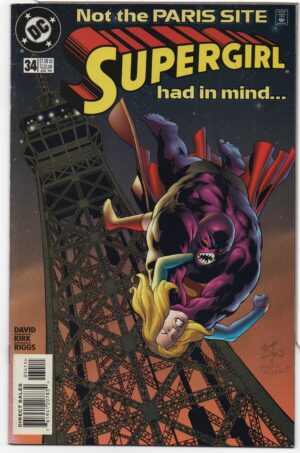 SUPERGIRL #34 – PETER DAVID - LEONARD KIRK COVER – PARASITE - 1999