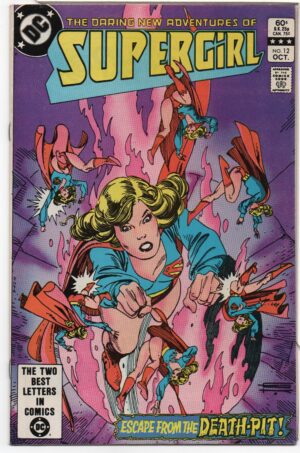 SUPERGIRL #12 – GIL KANE COVER – GUESS WHO’S ABOUT TO DIE – DIRECT - 1983