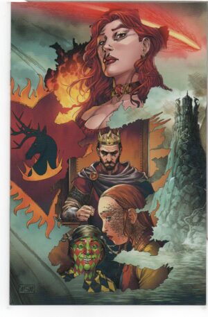 GEORGE R.R. MARTIN'S A CLASH OF KINGS #1 – DF EXCLUSIVE VIRGIN VARIANT – MEL RUBI - 2017