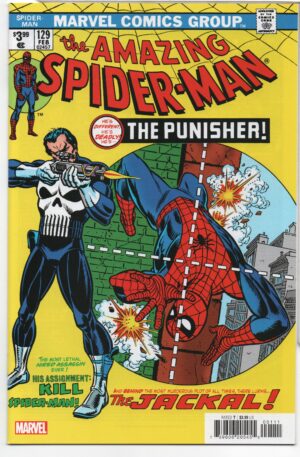 AMAZING SPIDER-MAN: FACSIMILE EDITION #129 – KEY ISSUE – JOHN ROMITA SR – 1ST PUNISHER - 2023