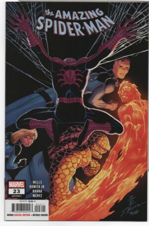 AMAZING SPIDER-MAN #23 – JOHN ROMITA JR COVER – WHAT DID PETER DO - 2023