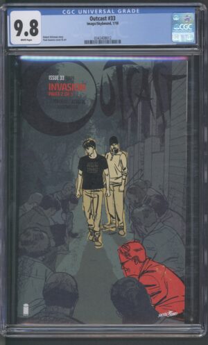 OUTCAST BY KIRKMAN & AZACETA #33 – CGC 9.8 NM/M – INVASION - 2018