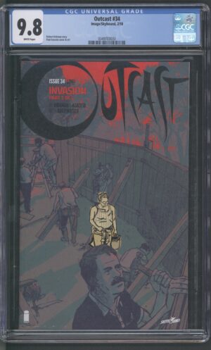 OUTCAST BY KIRKMAN & AZACETA #34 – CGC 9.8 NM/M – INVASION - 2018