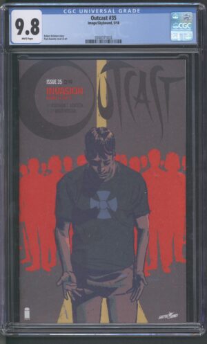 OUTCAST BY KIRKMAN & AZACETA #35 – CGC 9.8 NM/M – INVASION - 2018