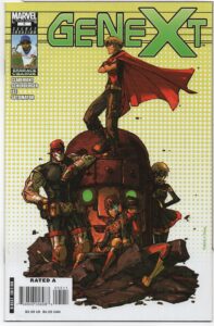 GENEXT #5 – CHRIS CLAREMONT – PATRICK SCHERBERGER COVER – 2008 MARVEL