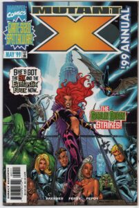 MUTANT X: 1999 #1 – ANNUAL – 1ST APPEARANCE – AMANDA CONNER COVER - 1999