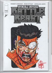 INVINCIBLE UNIVERSE: BATTLE BEAST #1 – SIGNED – REMARKED – KEN HAESER – COA - 2025
