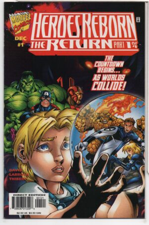 HEROES REBORN: THE RETURN #1 – FRANKLIN RICHARDS VARIANT – SALVADOR LARROCA - 1997