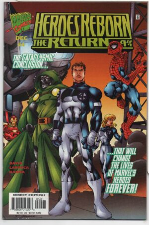 HEROES REBORN: THE RETURN #4 – MR FANTASTIC VARIANT - SALVADOR LARROCA - 1997