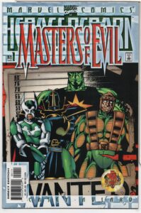 HEROES REBORN: MASTERS OF EVIL #1 – CHARLES ADLARD COVER – BATTLESHIP DOWNS - 2000