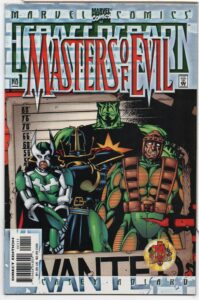 HEROES REBORN: MASTERS OF EVIL #1 – CHARLES ADLARD COVER – BATTLESHIP DOWNS - 2000