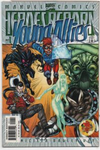 HEROES REBORN: YOUNG ALLIES #1 – 1ST APPEARANCES – MARK BAGLEY COVER - 2000