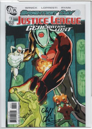 JUSTICE LEAGUE: GENERATION LOST #11 – SIGNED CLIFF CHIANG – NUMBERED COA 006/100 - 2010