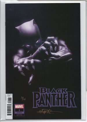BLACK PANTHER #1 – SIGNED RAHZZAH VARIANT – NUMBERED 03/25 – W/DF COA - 2023