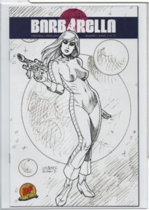 BARBARELLA #1 – DFE – B&W JOSEPH MICHAEL LINSNER COVER – LTD TO 400 – W/COA - 2017