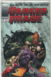 DARKER IMAGE #1 – SEALED POLY BAG W/DEATHBLOW CARD – SAM KEITH VARIANT - 1993