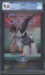 SAGA #61 – CGC 9.6 NM+ – BRIAN VAUGHAN - FIONA STAPLES COVER - 2023