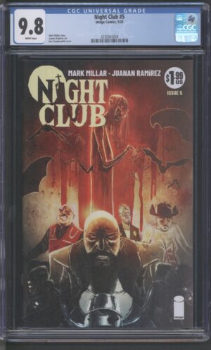 NIGHT CLUB #5 – CGC 9.8 NM/M – MARK MILLAR – BEN TEMPLESMITH COVER - 2023