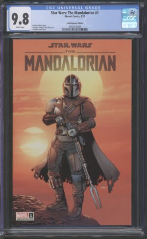 STAR WARS: THE MANDALORIAN #1 – CGC 9.8 NM/M – COMICXPOSURE EXCLUSIVE TRADE VARIANT - 2022
