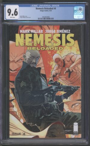 NEMESIS: RELOADED #4 – CGC 9.6 NM+ – MARK MILLAR – JORGE JIMENEZ COVER - 2023