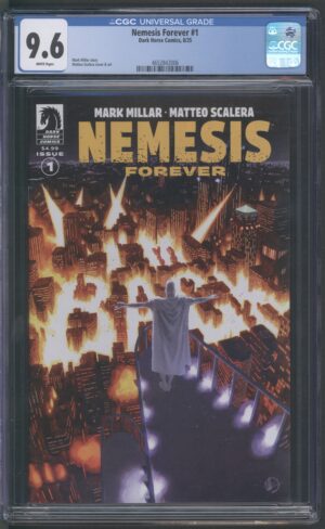 NEMESIS FOREVER #1 – CGC 9.6 NM+ – MARK MILLAR – MATTEO SCALERA COVER - 2025