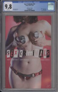 SEX CRIMINALS #13 – CGC 9.8 NM/M – ARTHUR COOPER XXX PHOTO VARIANT – MATURE AUDIENCE - 2015