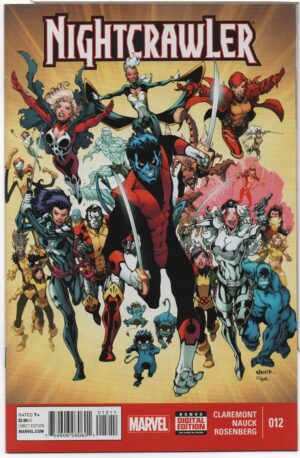 NIGHTCRAWLER #12 – FINAL ISSUE – PSYLOCKE – BLOODY BESS – CHRIS CLAREMONT - 2015
