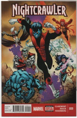 NIGHTCRAWLER #9 – CHRIS CLAREMONT – ROGUE - PSYLOCKE – SHADOW KING - 2015