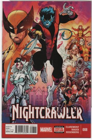 NIGHTCRAWLER #8 – CHRIS CLAREMONT – TODD NAUCK COVER – STORM – BLOODY BESS - 2015