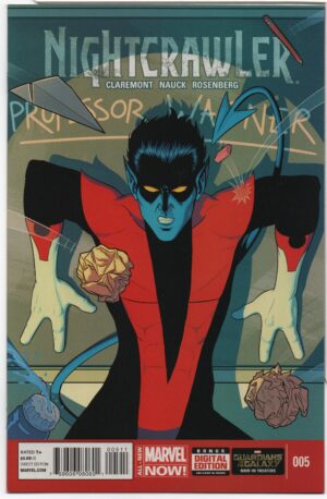 NIGHTCRAWLER #5 – CHRIS CLAREMONT – JAMIE MCKELVIE COVER – 1ST ZIGGY KARST - 2014