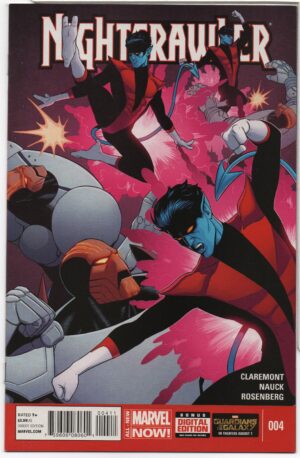 NIGHTCRAWLER #4 – CHRIS CLAREMONT – JAMIE MCKELVIE COVER – 2014