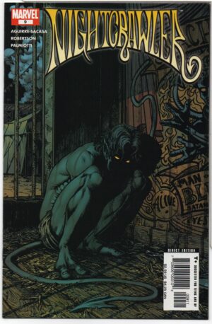 NIGHTCRAWLER #9 – DARICK ROBERTSON COVER – WOLVERINE – WINDING WAY - 2005
