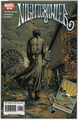 NIGHTCRAWLER #8 – DARICK ROBERTSON COVER – WOLVERINE – WINDING WAY - 2005