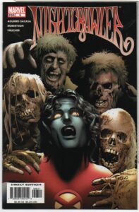 NIGHTCRAWLER #6 – GREG LAND COVER – WOLVERINE – GHOSTS ON THE TRACKS - 2005