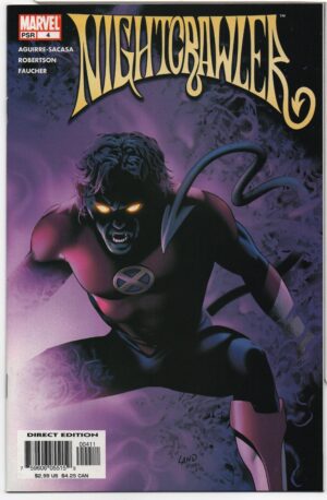 NIGHTCRAWLER #4 – GREG LAND COVER – WOLVERINE - THE DEVIL INSIDE - 2005