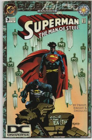 SUPERMAN: THE MAN OF STEEL #3 – ANNUAL – DCU LOGO – ELSEWORLDS – MIKE MIGNOLA COVER - 1994