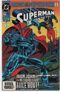 SUPERMAN: THE MAN OF STEEL #23 – 1ST APPEARANCE OF DIGIT – JON BOGDANOVE COVER - 1993