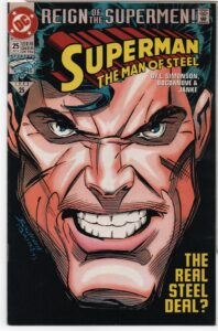 SUPERMAN: THE MAN OF STEEL #25 – THE RETURN – JON BOGDANOVE COVER - 1993