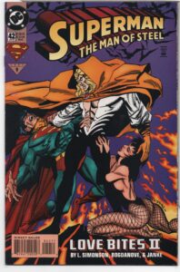 SUPERMAN: THE MAN OF STEEL #42 – LOCK & KEY – LOUISE SIMONSON – DIRECT - 1995