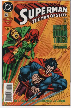 SUPERMAN: THE MAN OF STEEL #43 – DEATHTRAP – JON BOGDANOVE COVER - 1995