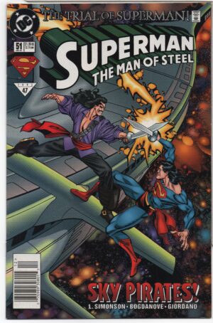 SUPERMAN: THE MAN OF STEEL #51 – 1ST FREELANCE – WANTED – NEWSSTAND - 1995