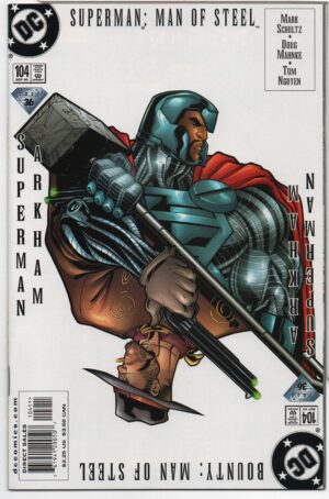 SUPERMAN: THE MAN OF STEEL #104 – ARKHAM PART 3 – ED MCGUINNESS FLIP COVER - 2000