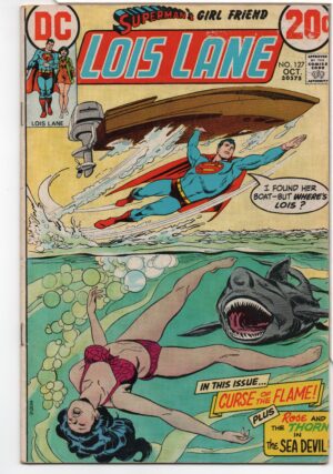SUPERMAN'S GIRL FRIEND, LOIS LANE #127 – 20 CENT PRICE – BOB OKSNER COVER - 1972