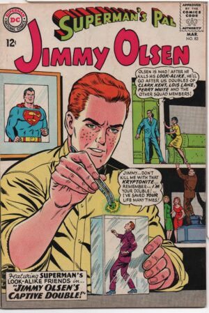 SUPERMAN'S PAL JIMMY OLSEN #83 – 12 CENT PRICE – CURT SWAN COVER - 1965