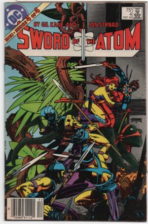 SWORD OF THE ATOM #4 – FINAL ISSUE – LOOK HOMEWARD - GIL KANE COVER - 1983