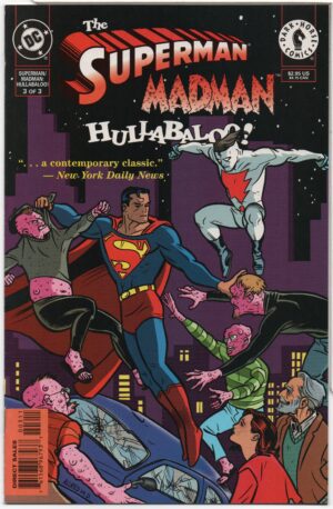SUPERMAN/MADMAN HULLABALOO #3 – CROSSOVER WITH DC – MIKE ALLRED CREATION - 1997