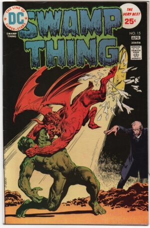 SWAMP THING #15 – DAVID MICHELINIE – NESTOR RODONDO COVER – 25 CENT COVER - 1975